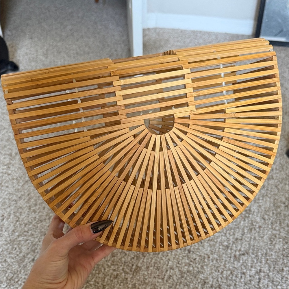 Steve Madden Bamboo Half-Moon Handbag